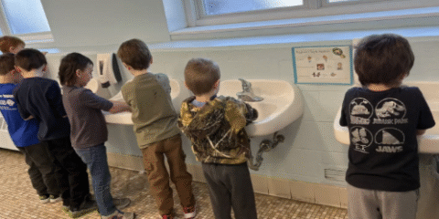 Germ Detectives in First Grade